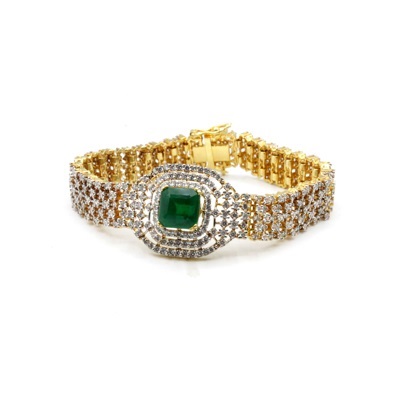 Beautiful Green Zircon Bracelet