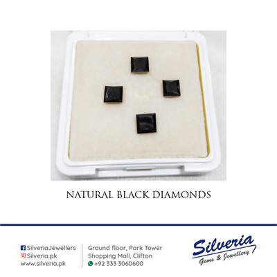 Natural Black diamonds 