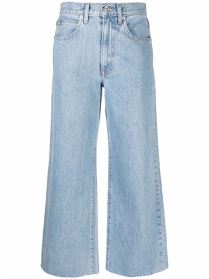 Classic Cropped Baggy Jeans