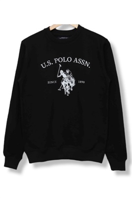 U.S.P.A Fleece Sweatshirt |  Black