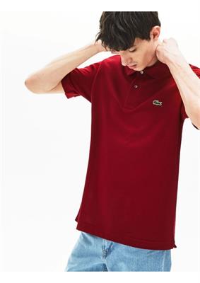 Lacoste Sports Chest Logo Polo Tee - Mil Red