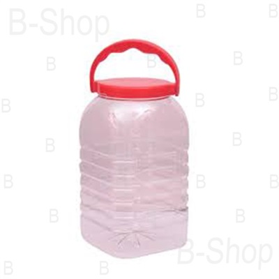 Plastic Storage Jar With Handle - Four Different Sizes