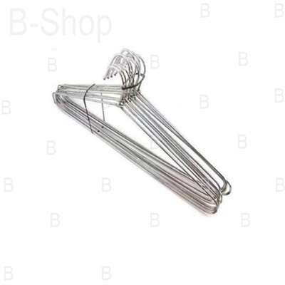 Pack Of 12 Steel Clothes Hangers