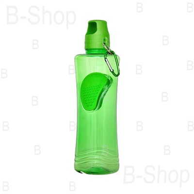 Safari Water Bottle 800 ml Clear Plastic Material With Rubber Grips