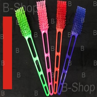 Toilet Brush - Brush on both sides/Double hockey brush with hard bristles 1pc