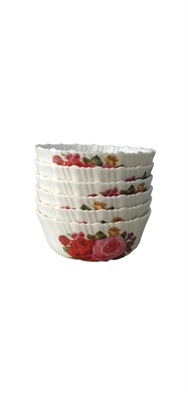Set of 6 - Melamine Cereal/Desert/(6 Small )