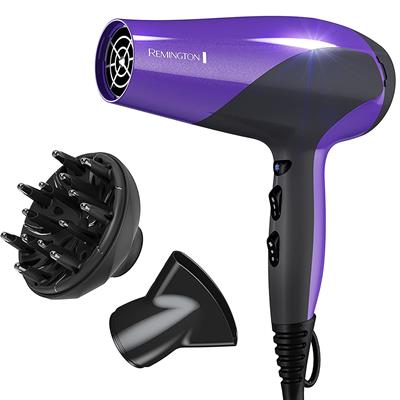 Remington D3190 Damage Protection Hair Dryer with Ceramic + Ionic + Tourmaline Technology,
