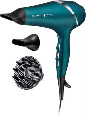 Remington Advanced Coconut Therapy Hair Dryer - 2300 W Hairdryer with Diffuser and 2 Concentrators Infused with Micro Conditioners - AC8648