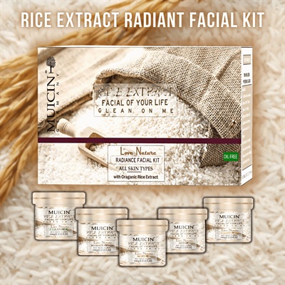 MUICIN - Rice Extract Radiant Facial Kit