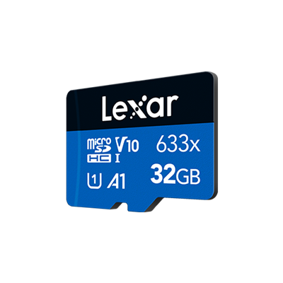 Lexar High-Performance Blue Series 633x MicroSDHCMicroSDXC UHS-I Card (32GB)