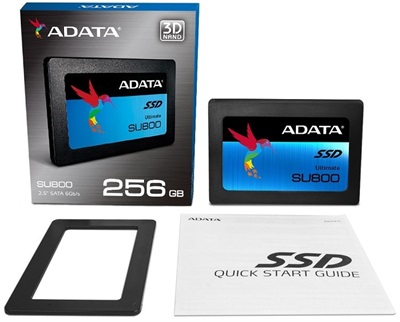 ADATA Ultimate SU800 SSD 256GB 3D NAND Flash 2.5 SATA 6Gb/s Solid State Drive