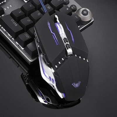 Aula S30 USB Gaming Mouse - Black