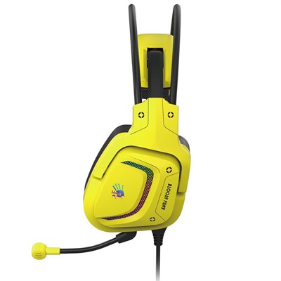 Bloody G575 Virtual 7.1 Surround Sound Gaming USB Headset (Punk Yellow)
