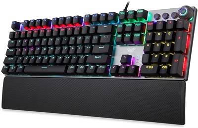 AULA F2088 Mechanical Gaming Keyboard With Magnetic Wrist Rest