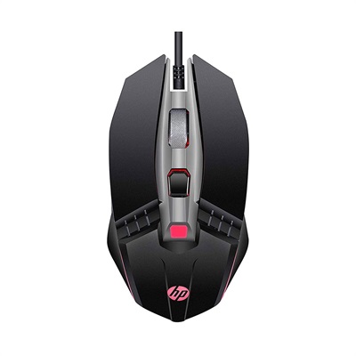 HP M270 Backlit USB Wired Gaming Mouse with 6 Buttons-4-Speed Customizable 2400 DPI