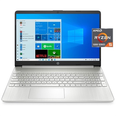 HP 15-EF2127wm Laptop - AMD Ryzen 5 5500U, 8GB, 256GB SSD, Windows 10, 15.6" FHD