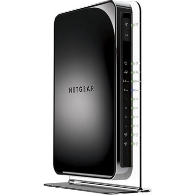NETGEAR - N900 Dual Band Wireless-N Router with 5-Port Gigabit Ethernet Switch