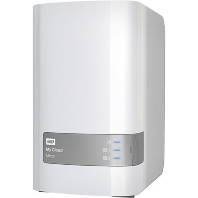 WD - My Cloud Mirror 4TB External Hard Drive (NAS) - White