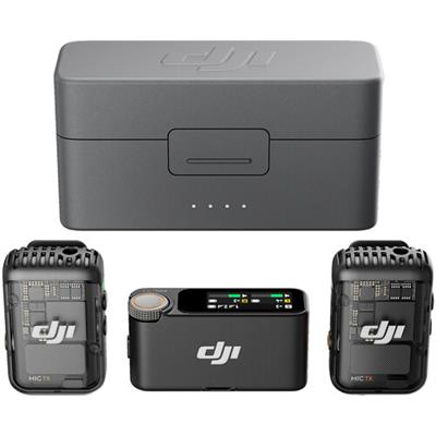 DJI Mic 2 2-Person Compact Digital Wireless Microphone 