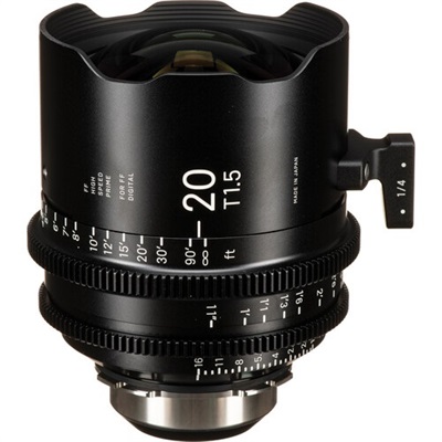 Sigma 20mm T1.5 FF High-Speed Art Prime 2 Lens with /i Technology (PL Mount, Feet)