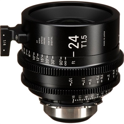 Sigma 24mm T1.5 FF High-Speed Art Prime 2 Lens with /i Technology (PL Mount, Feet)