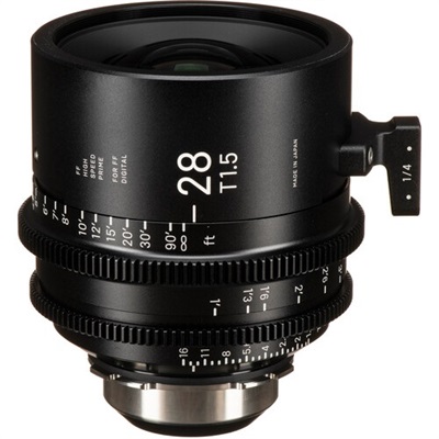 Sigma 28mm T1.5 FF High-Speed Art Prime 2 Lens with /i Technology (PL Mount, Feet)