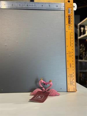 Pink Resin Flamingo Figure