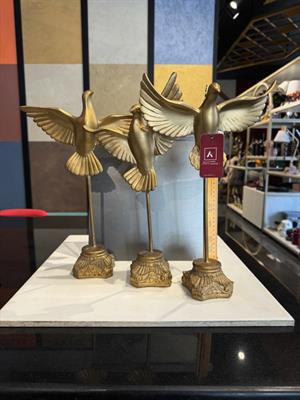 Flying Golden Sparrows Decor