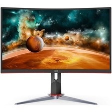 AOC CQ27G2 27" Super Curved Frameless Gaming Monitor QHD 2K VA 1ms 144Hz Freesync Premium