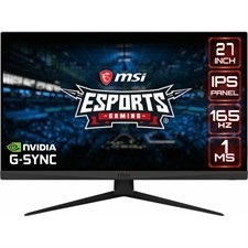 MSI Optix G273 Gaming Monitor 27" IPS 1ms 165Hz - NVIDIA G-SYNC Compatible, Frameless Design, FHD