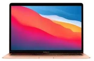 Apple MacBook Air MGND3 ( Gold ) – M1 Chip 8-core CPU 8GB 256GB SSD 13.3″ IPS Retina LED Display With True Tone Backlit Magic Keyboard Touch-ID And Force Touch TrackPad (English Keyboard , 2020)