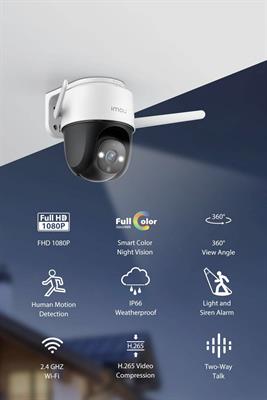 IMOU Cruiser 2Mp WiFi IP Speed Dome Camera IPC-S22FP