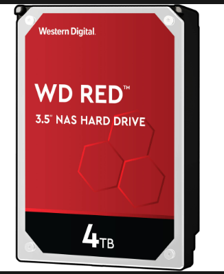 WD 4TB 3.5″ SATA Red NAS