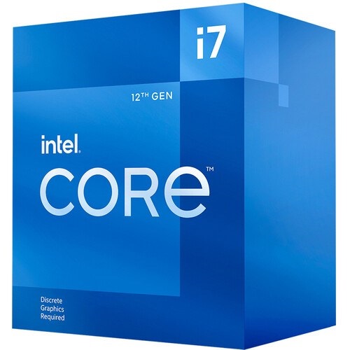 Intel Core i7-12700F Processor - 12 Cores - 20 Threads - LGA 1700 - 25M Cache, Up to 4.90 GHz