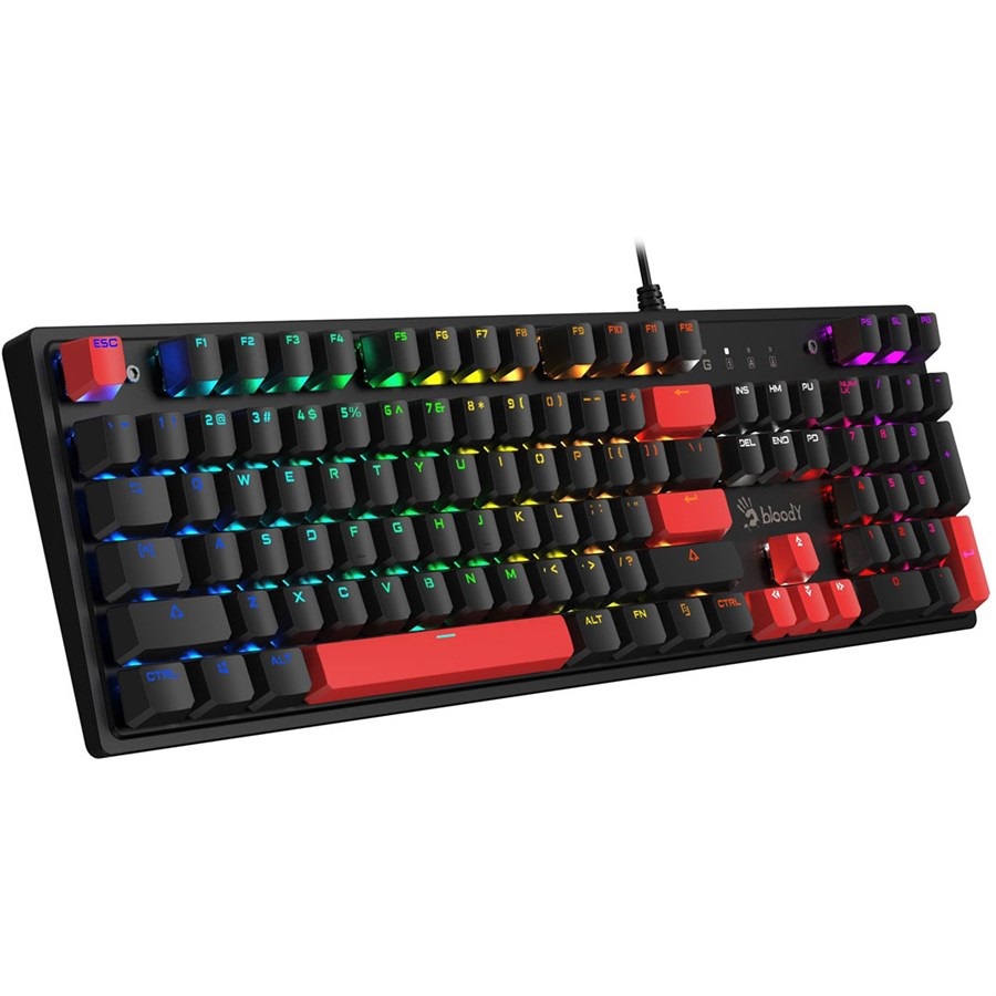 Bloody S510N RGB Mechanical Switch Neon Gaming Keyboard (Brown Switch)