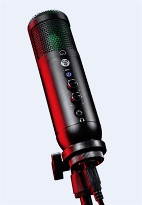 FANTECH MCX01 LEVIOSA Professional Condenser Microphone With RGB Illumination And Cardioid Polar Pattern
