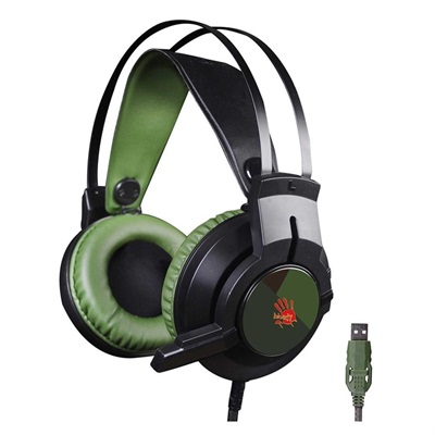 Bloody J437 Glare Virtual 7.1 Gaming Headset (Army Green)