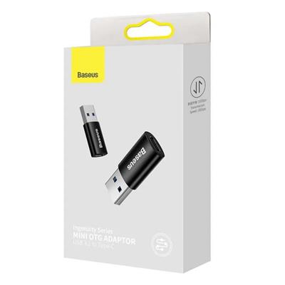 Baseus Ingenuity Series Mini OTG Adapter USB 3.1 to Type-C in Black