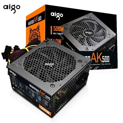 Aigo AK500 PFC max 500W Watt PC Gaming Power Supply unit 
