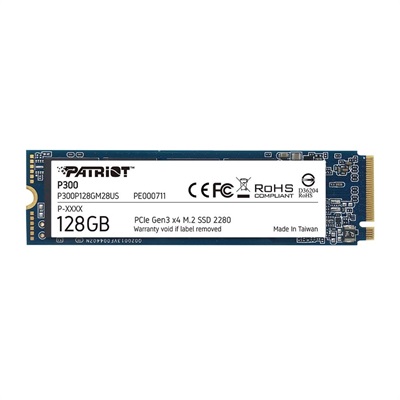 Patriot P300 128GB M.2 2280 PCIe Gen3 x4 NVMe Internal SSD