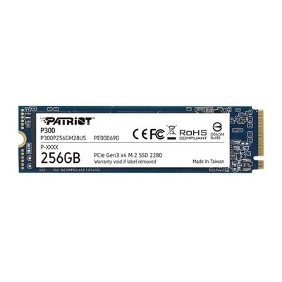 Patriot P300 256GB M.2 2280 PCIe Gen3 x4 NVMe Internal SSD