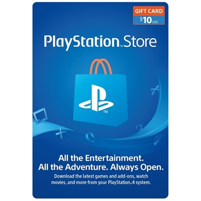 $10 PlayStation Store Gift Card [Digital Code]