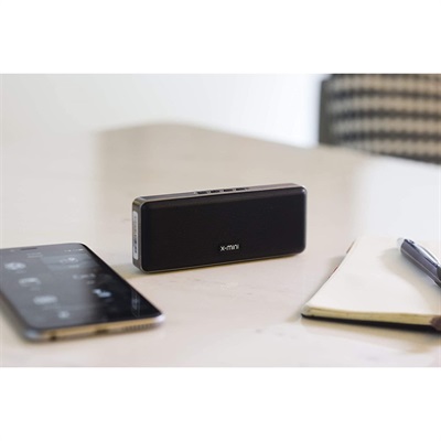 X-Mini Xoundbar 6 Watt 2.0 Channel Truly Wireless Bluetooth Portable Speaker (Black)
