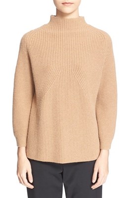 Mock Neck Raglan Sweater