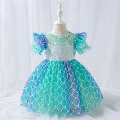 Colorful Baby Party Frock 