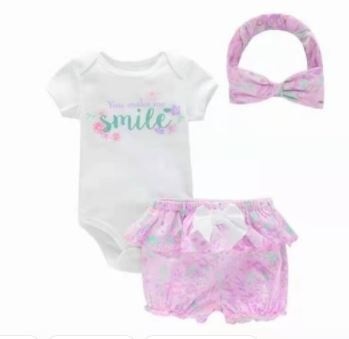 Summer Breathable 3 PCS Baby Clothes