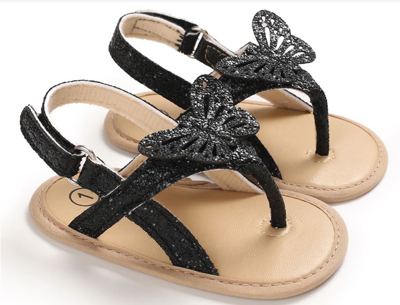 Bling Butterfly Soft Sandals