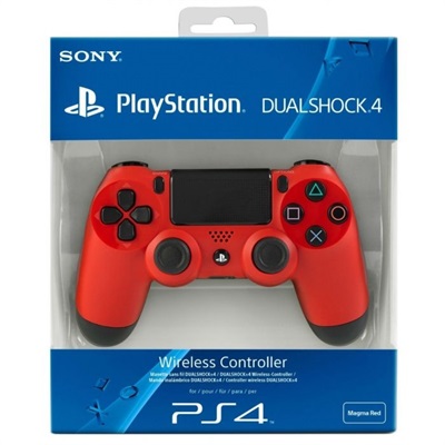 PS4 DUALSHOKS 4 WIRELESS CONTROLLER RED 
