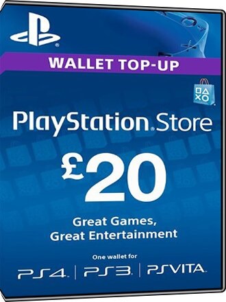 20 pound ps4 gift card