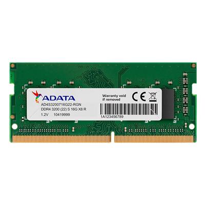 ADATA 16GB DDR4 3200MHz SO-DIMM Laptop RAM - AD4S320016G22-RGN